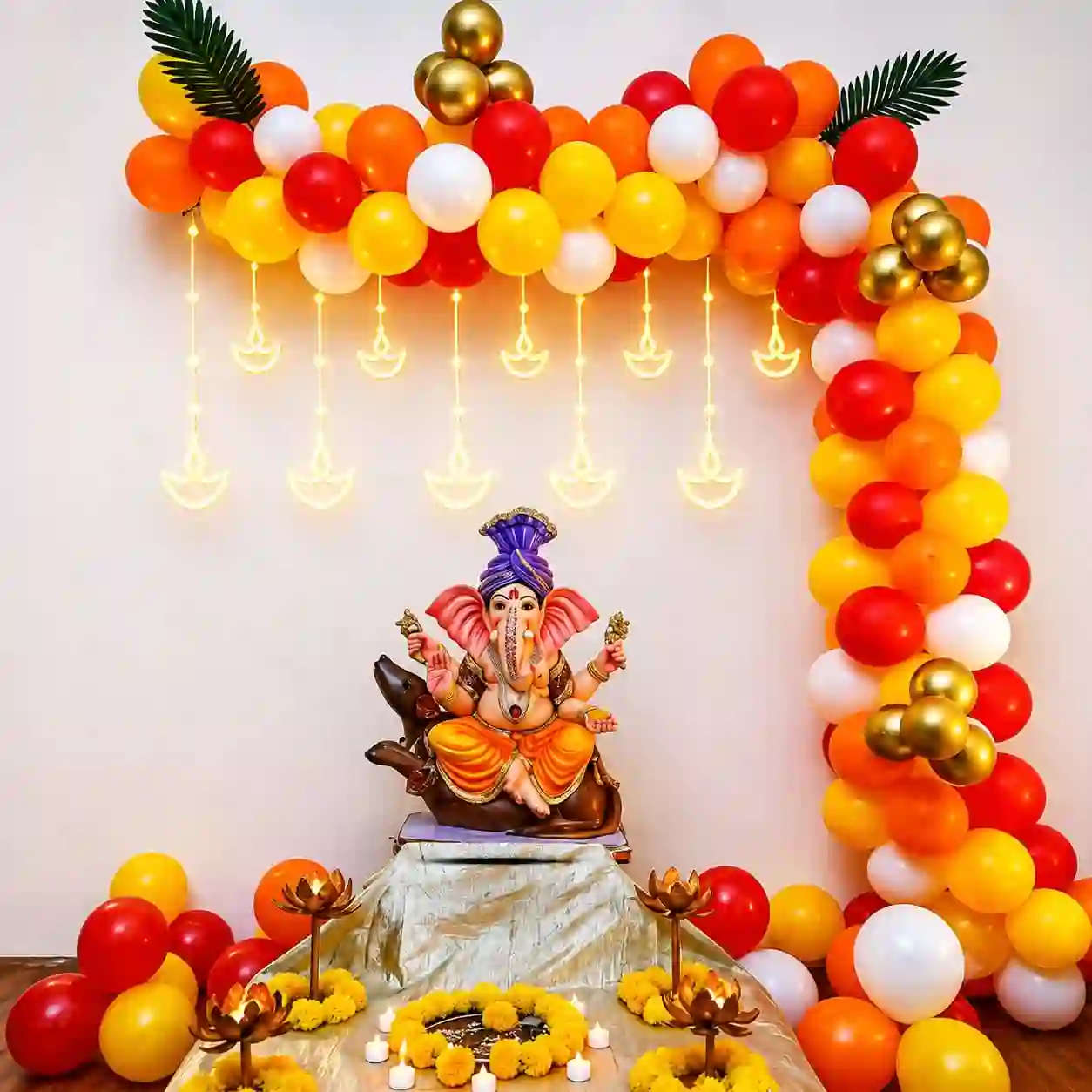 balloon decoration engagement decoration Festive Ganesh Decoration 2699